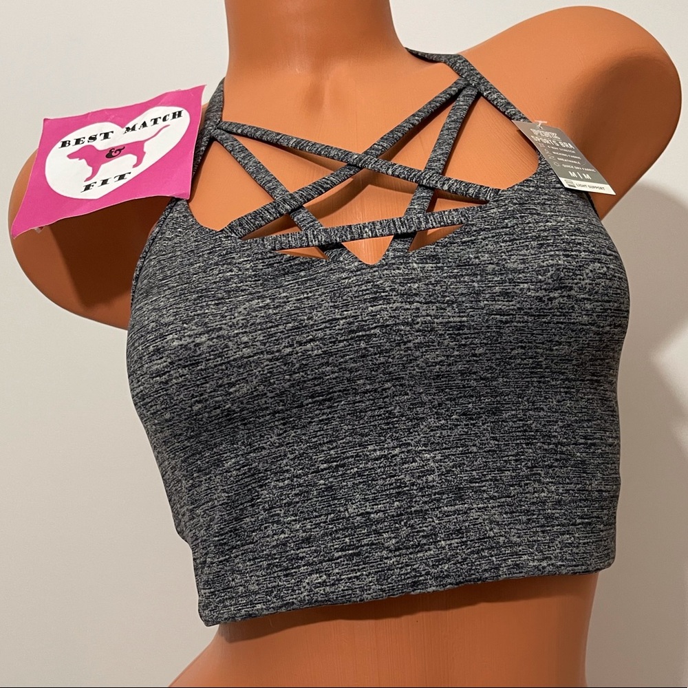 Victoria’s Secret PINK M Sports Bra Logo Strappy